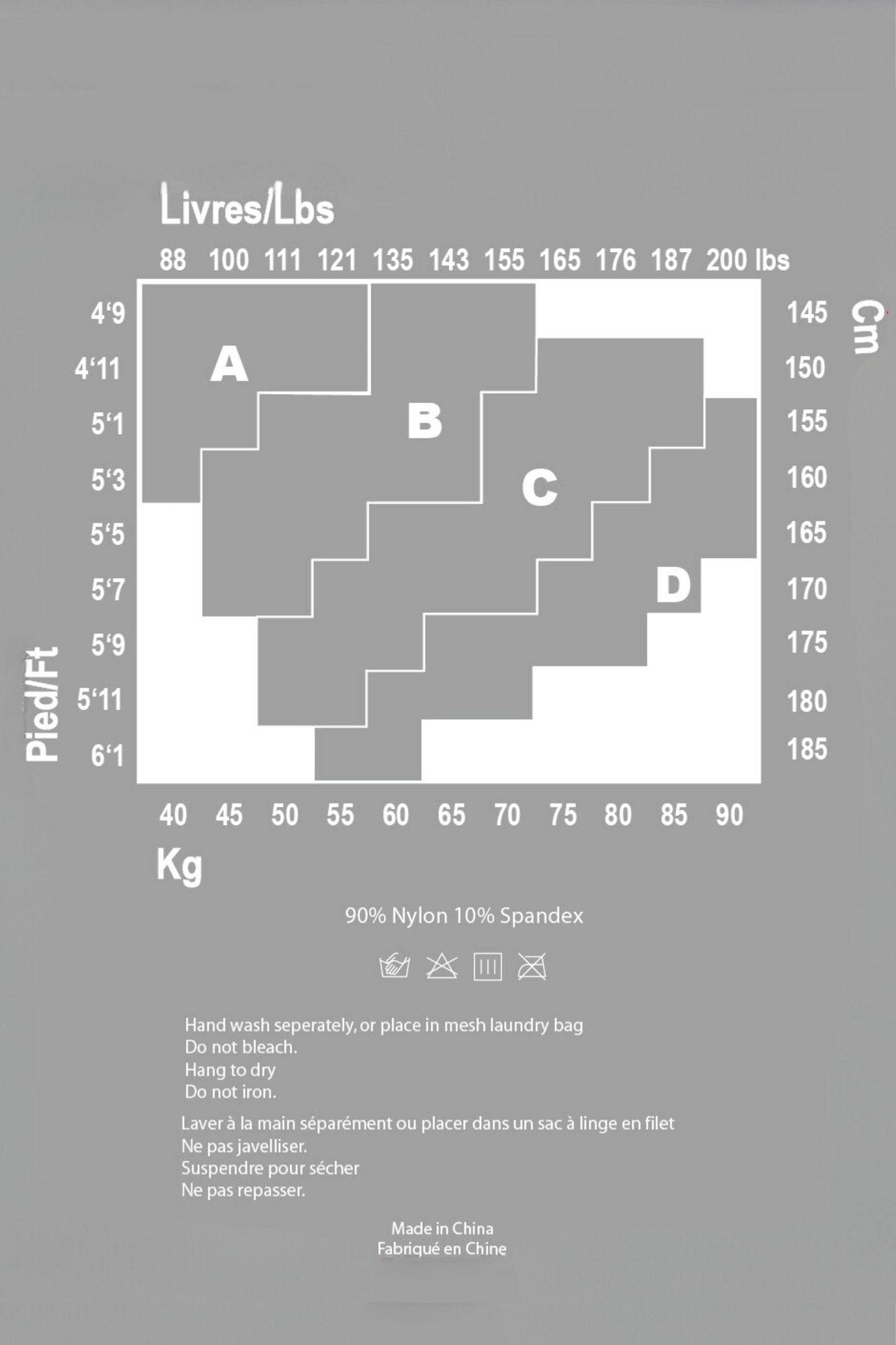 Tights Opaque Stockings + Mesh Laundry Bag