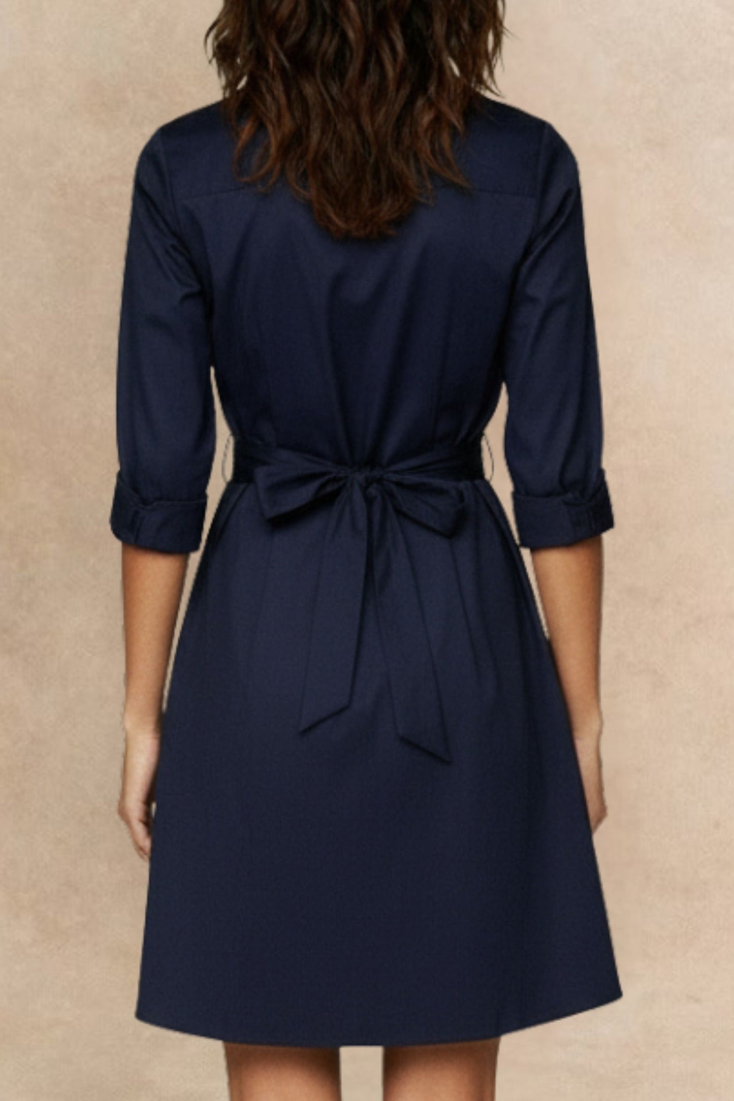 Tessa Solid Shirt Dress