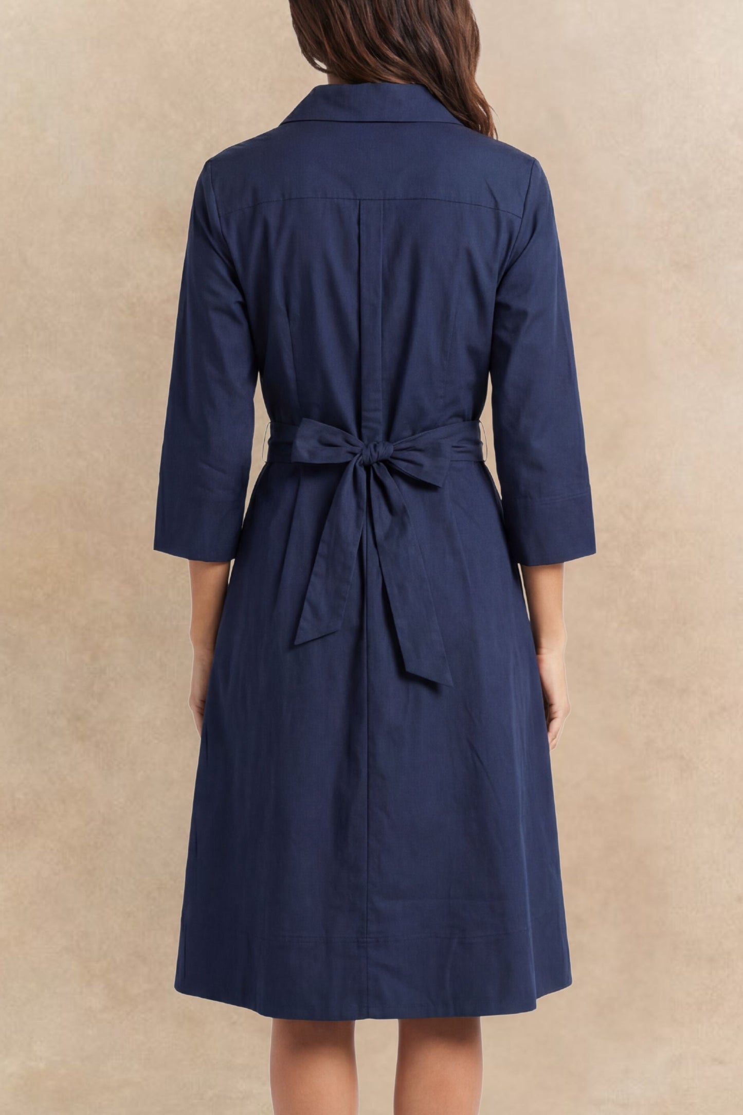 Tessa Solid Shirt Dress