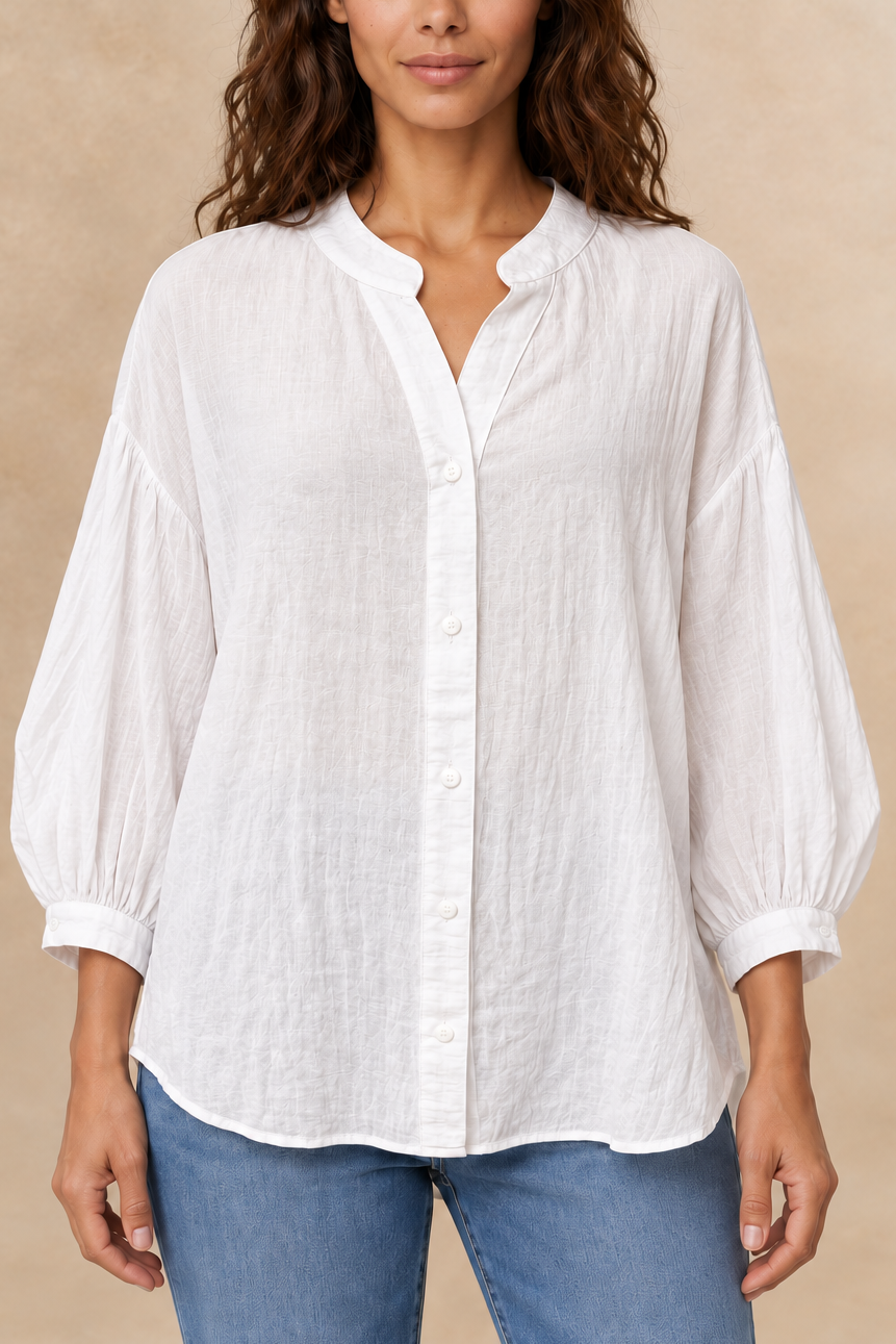 Roxanne | Oversized Cotton-Blend Shirt