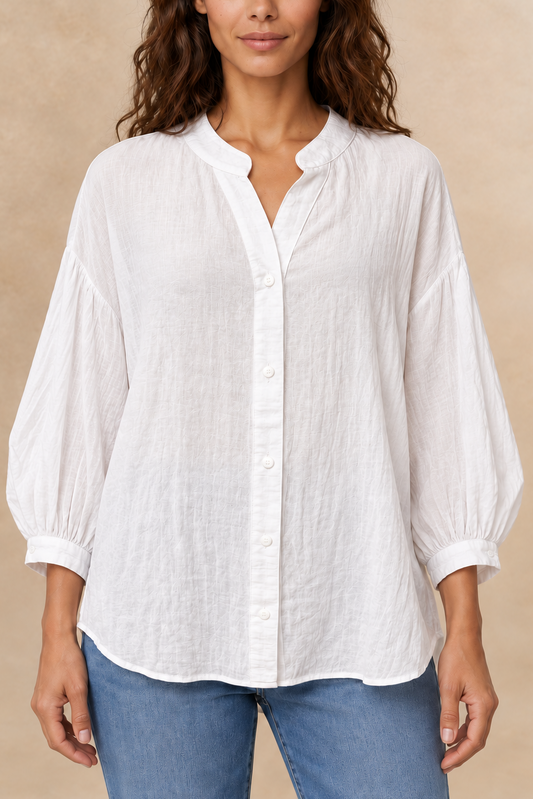 Roxanne | Oversized Cotton-Blend Shirt