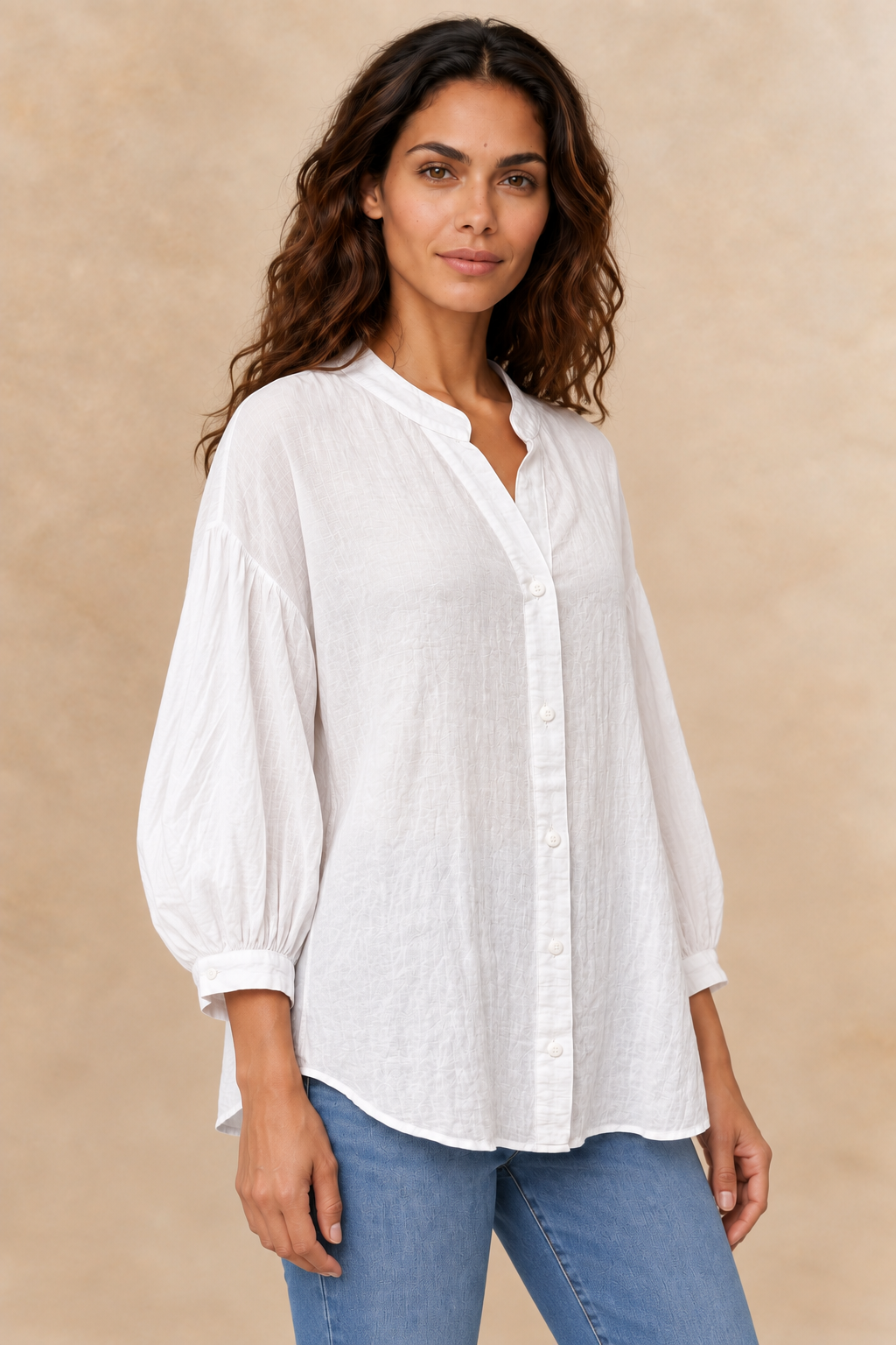 Roxanne | Oversized Cotton-Blend Shirt