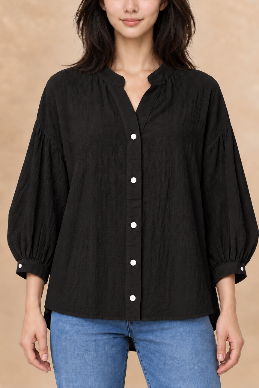 Roxanne | Oversized Cotton-Blend Shirt