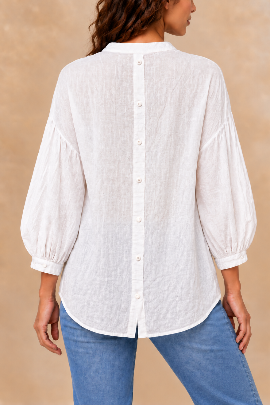 Roxanne | Oversized Cotton-Blend Shirt