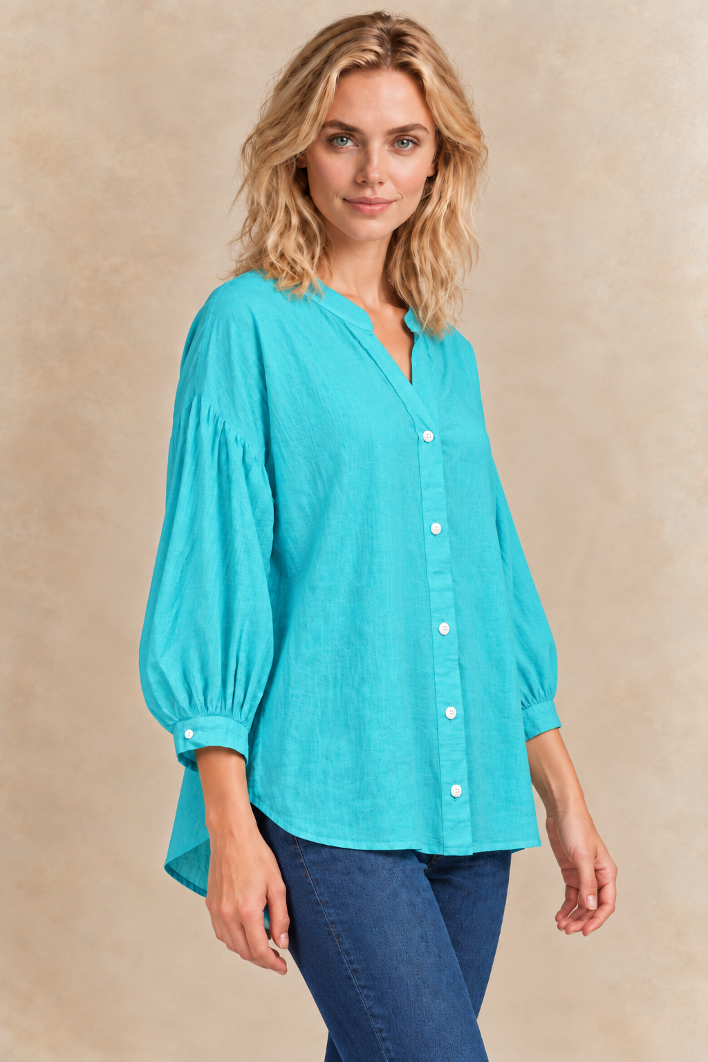 Roxanne | Oversized Cotton-Blend Shirt